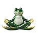 Design Toscano QM13096 Zen Yoga Frog Statue, 12 Inch, Full Color