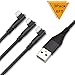 90 Degree 3Pack 6ft Long Charger Cable,ICSEIO for 6 Foot Right Angle iPhone Charger Cable/Data Sync USB Charging Cable Compatible for iPhone X Case/8/8 Plus/7/7 Plus/6/6s Plus,iPad Mini Case