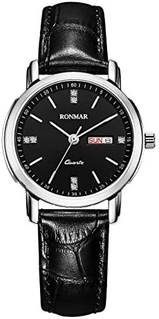 RONMAR RM8008L Luxury Women Quartz Wrist Watches Women's with Day and Date Indicator for Business