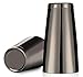 VinoBravo Stainless Steel Black Boston Cocktail Shaker Set, Two-Piece Professional Shaking Tin Set: 18oz & 28oz Weighted Mixology Set Bartender Kit, Margarita and Martini Shakers