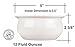 Ecodesign Bowls - Set of 4 - Premium French Onion Soup Bowls - Off-White - 300 ml (10.5 Ounce) with the Cork Coasters – Porcelain Classic European Style Healthy Portion Crocks – Oven/Microwave safe