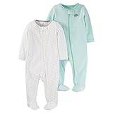 Carter's Just One You 2 Pack Baby Unisex Sleep N' Play Set -Cool Mint