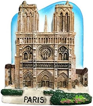 UmerBee Fridge Refrigerator Magnets Notre Dame Cathedral in Paris France Travel Memento Magnets Use at Calendar Home School Classroom Office for Refrigerator Dry Erase Board and Whiteboard