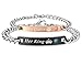 SunnyHouse Jewelry His Queen Her King His & Hers Matching Set Couple Bracelet in a Gift Box