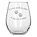 Stemless - It's Not Drinking Alone If The Cat Is Home - Cats Gifts - Cat Wine Glass - Gifts for Cat lover - Cat Mom - Best Seller - Handmade - Housewarming - Friend - Engraved Glass