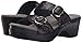 Dansko Women's Sophie Wedge Sandal, Black Stained Glass, 39 EU/8.5-9 M US