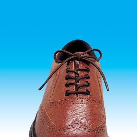 BROWN ELASTIC SHOELACES 24" (PACK 3 PR) DISABILITY AID