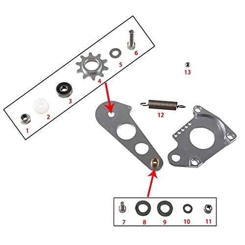 sthus Upgrade Tuning 2Stroke Motorized Bicycle Billet Springer Chain