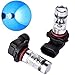 HOCOLO 9005 HB3 H10 100W Samsung Chip LED Fog Light Lamp Bulbs for DRL Fog Driving Lights 8000K Ice Blue High Power LED Bulbs Car Vehicle Lighting Accessories (Set of 2) (9005/HB3-100W, Light Blue)