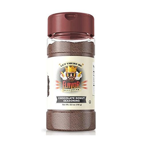 Flavor God Seasonings, Gluten Free, Low Sodium, Paleo, Vegan, Chocolate Donut Seasoning, 5 oz