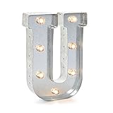 Darice Silver Metal Marquee Letter 9.875
