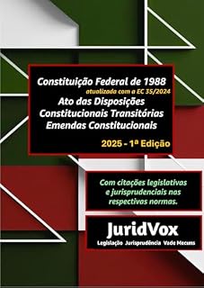 Livro Constituição Federal de 1988, ADCT e ECs com citações legislativas e jurisprudenciais nas respectivas normas. (Legislação, Jurisprudência e Vade Mecuns Livro 5)