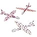 Fun Express Mini Heart Print Gliders - Perfect Valentine's Day Party Favor Toys for Kids, Classroom Rewards, and Fun Activities - Bulk Set of 48