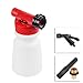 LemonBest Professional Car Washing Foam Cannon Lance High Pressure Adjustable Snow Foamer Car Cleaning Wash Gun Sprayer with Heavy Duty Bottle 900ml