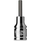 Capri Tools 1/8-Inch Hex Bit Socket, 1/4-Inch Drive, SAE