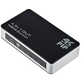 ABLEGRID® VK-401P 4K x 2K 4 Port High-Speed HDMI Switch with IR Wireless Remote Control (4 input HDMI port to 1 output HDMI port)