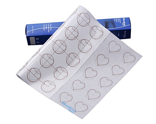 Non-Stick Silicone Baking Mat for Macarons 15.3" x 11", Macaron Pastry Rough Mat