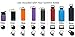 Simple Modern 14 oz Summit Water Bottle + Extra Lid - Vacuum Insulated Powder Coated Skinny Rambler 18/8 Stainless Steel Flask - White Hydro Travel Mug - Winter White