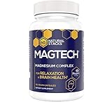 Natural Stacks MagTech Magnesium Complex (90 Capsules) - Promote Brain Health, Improve Cognitive Aging, & Help with Sleep Support - Vitamin and Dietary Supplement