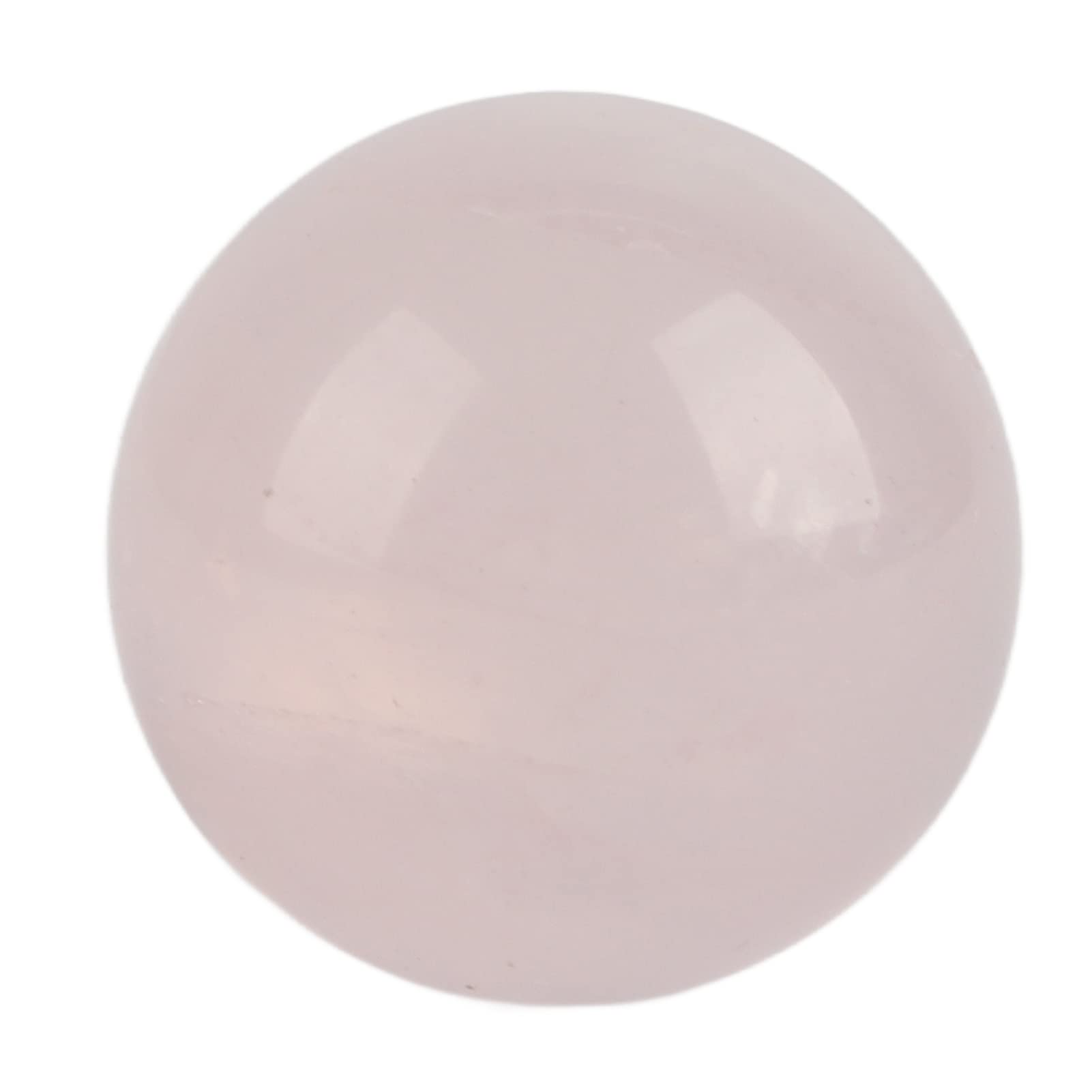 HEEPDD Rose Crystal Sphere, Mini Feng Shui Crystal Ball, Pink, 2.5cm, Healing Stone for Home Decor