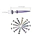 Aroncent 12PCS Stainless Steel Fake Taper Earrings for Men Women Fake Illusion Tunnel Cheater Spike Earrings Fake Plug Earrings Piercing Jewelry