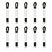 Lufee 10 Pairs Military Boot Band Straps,Blousing Garters Elastic Boot Bands with Metal Hooks for Navy Army and Air Force