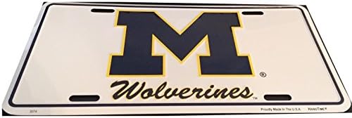 Michigan Wolverines Metal License Plate