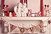Gift Boutique Wooden Love Blocks Gift Tabletop 4 Piece Set For Home Red Pink White Heart Shape Design Romantic Sign Happy Valentine's Day Table Topper Centerpiece Desk Shelf Display Party Décor