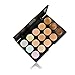 GUAngqi 15 Colors Makeup Concealer Palette Cream Contour Face Neutral Palette Box Beauty