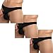 Avidlove 3 Pack Men's Bikinis Thongs G-string Underwear Sexy Breathable Panty