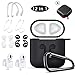 KHTONE AirPods Case, 12 in 1 Silicone AirPods Accessories Set Protective Cover, Compatible with Apple AirPods Charging Case,Watch Band Airpods Holder/Ear Hooks/Keychain//Carrying Box