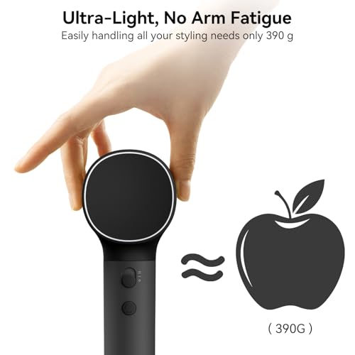 Laifen Neo High-Speed Hair Dryer, 110,000 RPM Brushless Motor, 200M Negative Ions for Fast Drying, 59dB Quiet & 390g Light, 2 Magnetic Nozzles for Home & Travel，Includes Child Mode