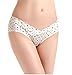 GIFTPOCKET Women's Under the Bump Maternity Panties Underwear, Pack of 4, Assorted Random Designs and Colors, M