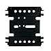 CNC Aluminum Center Skid Transmission Plate for 1/10 Axial Wraith 90018 RC Truck Car Black