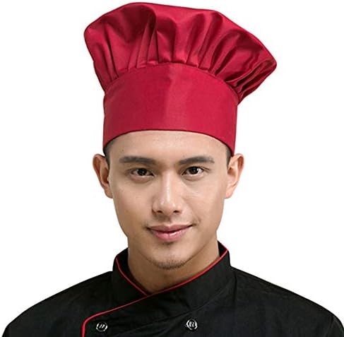 Chef Hat Jaminy Adult Adjustable Elastic Baker Kitchen Cooking Chef Cap