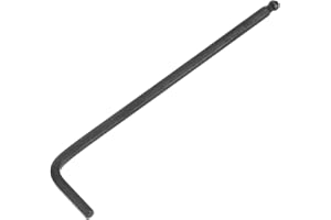 uxcell 5/32" Ball End Hex Key Wrench, L Shaped Long Arm CR-V Repairing Tool, Black