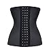 FeelinGirl Waist Trainer for Women Tummy Control Workout Slimming Body Shaper Plus Size Black