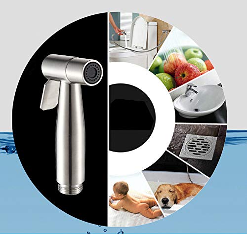 WYYSYNXB Hose Bath Shower Mixer Tap Bathroom Toilet Pressurized Spray Gun Flusher,008