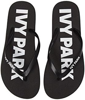 Ivy Park Logo Flip Flops by Beyonce (5-6, Black)