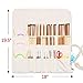 Teamoy Knitting Needles Holder Case(up to 14 Inches), Rolling Organizer for Straight and Circular Knitting Needles, Crochet Hooks and Accessories, Peony - NO Accessories Included
