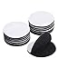 BRAVESHINE Adhesive Tape - 12PCS Sticky Back Hook Loop Dots - Double Sided Industrial Strength Coins - Heavy Duty Rug Carpet Gripper Pad Mounting Tape for Wall Decor or Tools Hanging - Round 2 inch