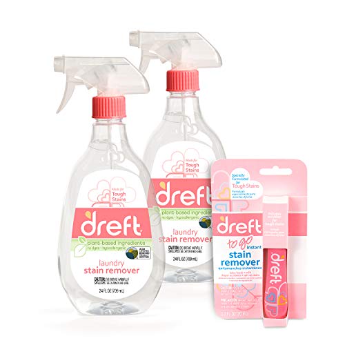 Stain Remover for Baby Clothes by Dreft, 24oz Pack of 2 Laundry Stain