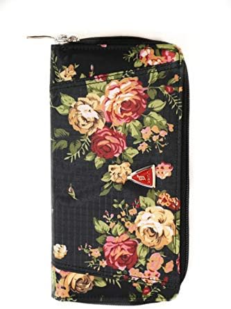 eSwaraa WA Perfect Women's Wallet with Digital Floral Print, Clutches, Purse for Girls, Card Holder Women's/Girl's Purse Clutch Wallet (Medium)