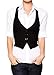 A.Sense Juniors Stretchy Bengaline Fitted Racer Back Classic Vest Shirts-Black-Medium