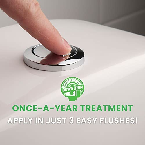 Down John (OnceAYear) Septic Tank Treatment 1 Year Supply Eco