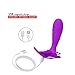 Vibrating Panties Wireless Remote Control Butterfly Vibrator, Wearable G Spot Vibrator for Women,Strong Rechargeable clitorals Stimulator,Panty Vibrator Sex Toy for Women and Couples (Purple)