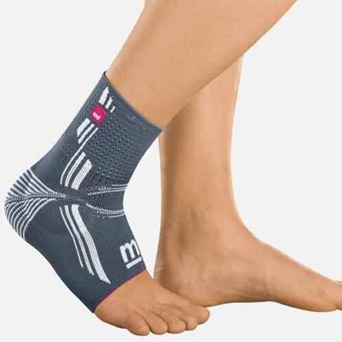 Levamed® ANKLE SUPPORT WITH SILICONE INSERTS, Silver, III
