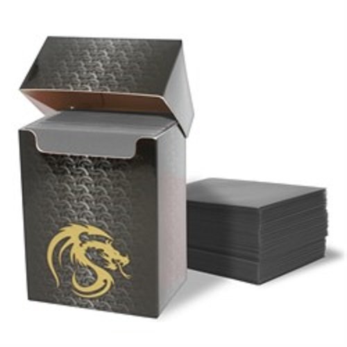 (1) Gray BCW Deck Guard Pack - Trading Card Sleeves - 80 Sleeves per Pack - BCW-DGM80-GRY