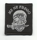 Me Ne Frego WW2 Patch (Italian MeNeFrego World War Two Army Unit) Perfect for any type of clothing.