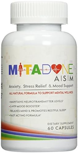 Midatone Anxiety Stress Relief and Mood Support Capsules, 60 Count